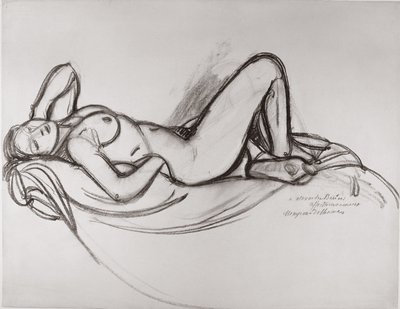 Nudo reclinato da Maxime Pierre Jules Dethomas